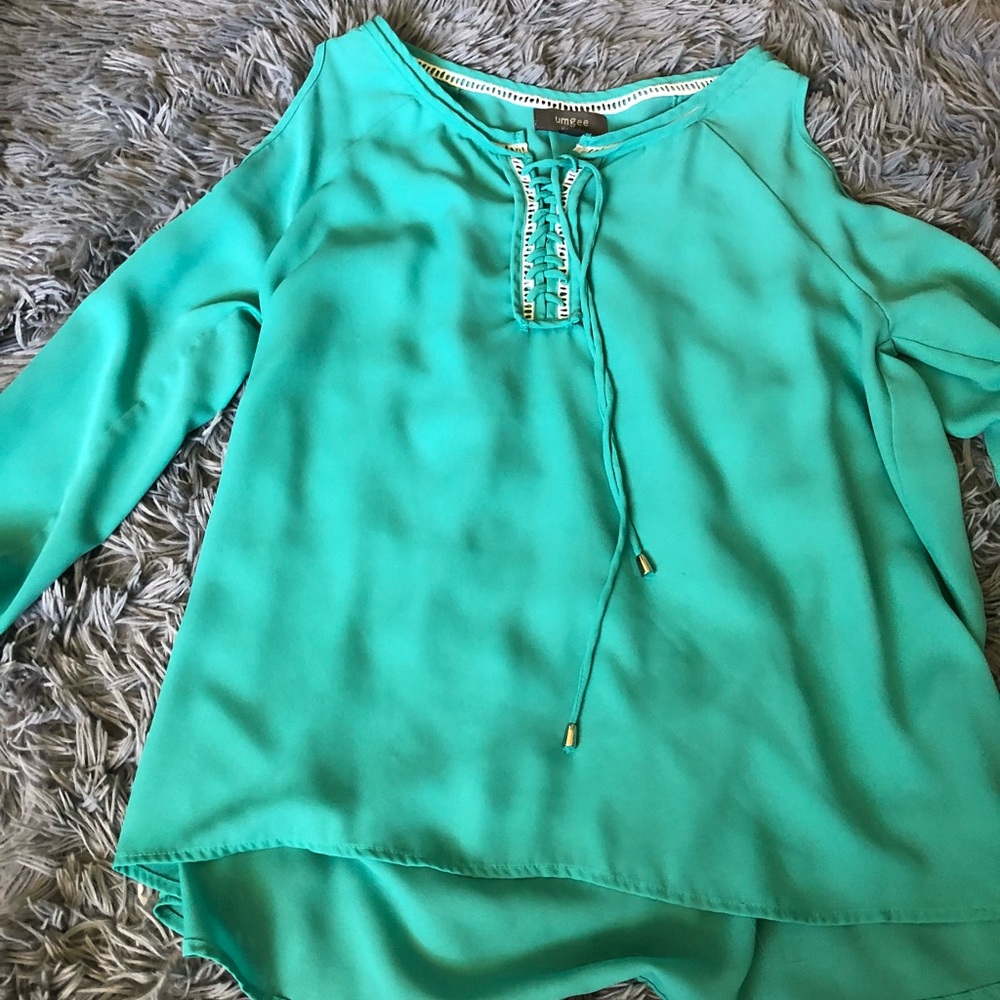 Turquoise Blouse